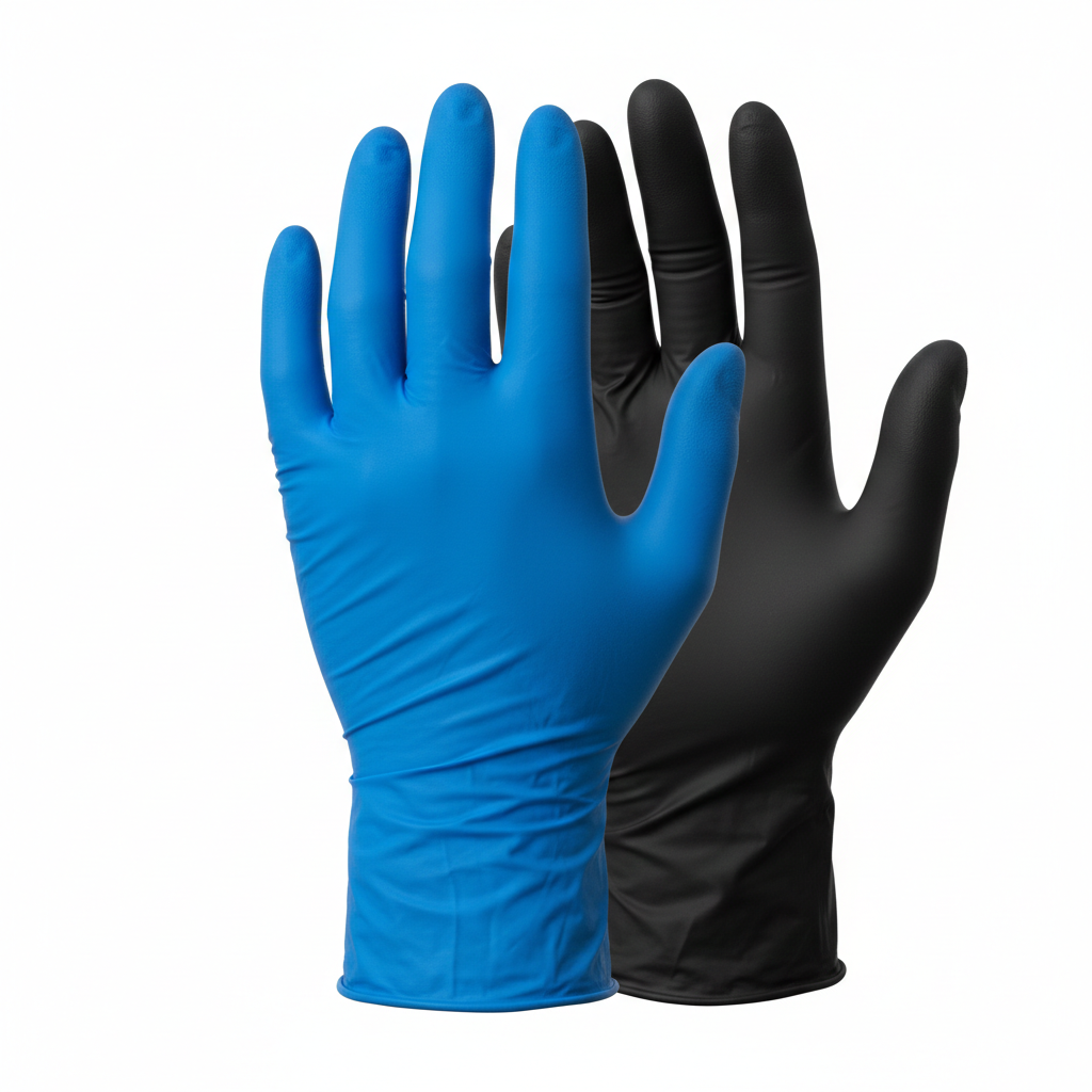 Luva Nitrílica caixa com 100 unidades